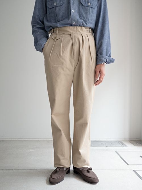 KENNETH FIELDケネスフィールド GURKA Ⅲ TROUSER WEST POINT BEIGE