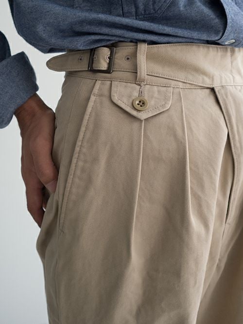 KENNETH FIELDケネスフィールド GURKA Ⅲ TROUSER WEST POINT BEIGE