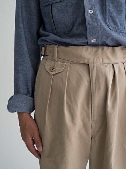KENNETH FIELDケネスフィールド GURKA Ⅲ TROUSER WEST POINT BEIGE