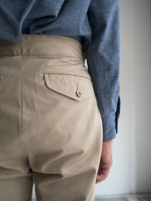 KENNETH FIELD ベージュ チノパン Mサイズ KENNETH FIELDケネスフィールド GURKA Ⅲ TROUSER WEST POINT BEIGE