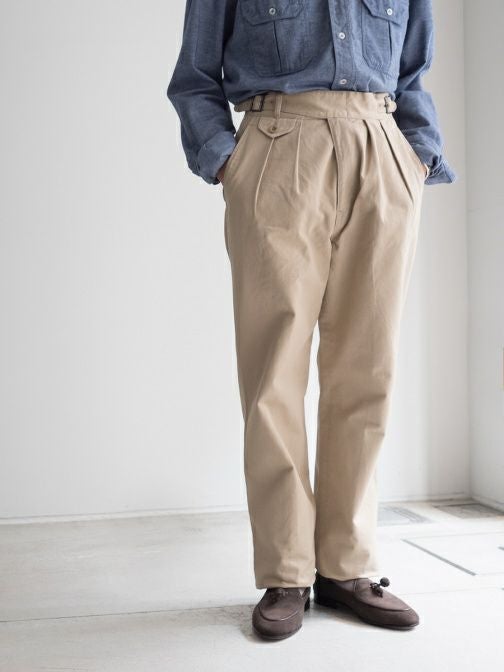 KENNETH FIELDケネスフィールド GURKA Ⅲ TROUSER WEST POINT BEIGE