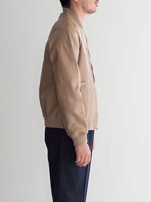 EMMETI エンメティ レザーブルゾン TAYLOR CAMEL | ITAL STYLE WEAR