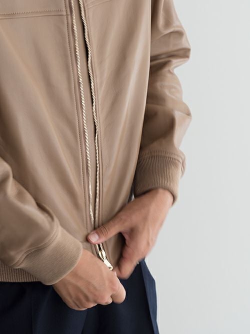 EMMETI エンメティ レザーブルゾン TAYLOR CAMEL | ITAL STYLE WEAR
