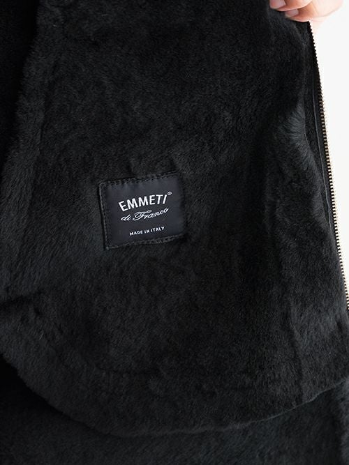 EMMETIエンメティ ムートンジャケット ORWEL BLACK | ITAL STYLE WEAR