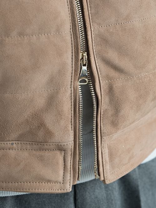 EMMETI エンメティ JURI DOWN VEST BROWN | ITAL STYLE WEAR