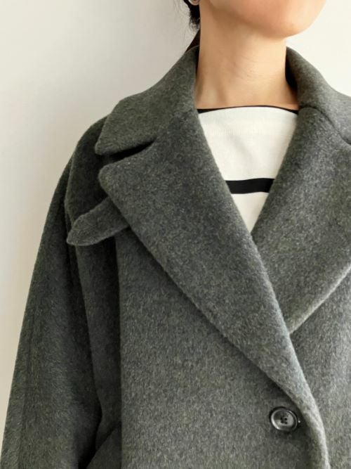 TICCAティッカ ロングテントコート C.GRAY | ITAL STYLE WEAR TICCAティッカ ロングテントコート C.GRAY | ITAL STYLE WEAR