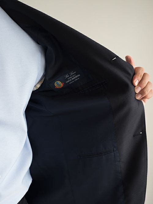 Artigianaleアルティジャナーレ スーツ CARLO BARBERA NAVY | ITAL