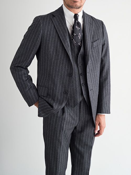 Artigianaleアルティジャナーレ 3Pスーツ CANONICO GRAY.S | ITAL