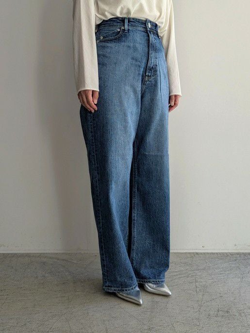 YANUK ヤヌーク デニムパンツ ルーズストレート JOAN SUB(BLUE) | ITAL
