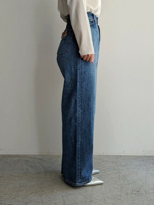 YANUK ヤヌーク デニムパンツ ルーズストレート JOAN SUB(BLUE) | ITAL