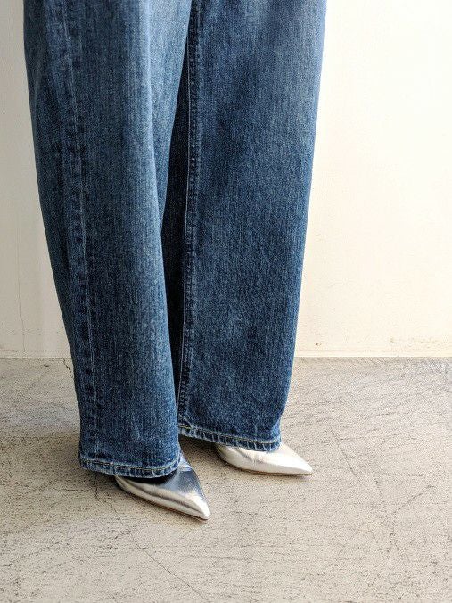 YANUK ヤヌーク デニムパンツ ルーズストレート JOAN SUB(BLUE) | ITAL