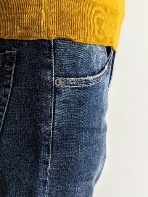 YCHAI イカイ デニムパンツ TORPEDO(トルペド） NAVY | ITAL STYLE WEAR