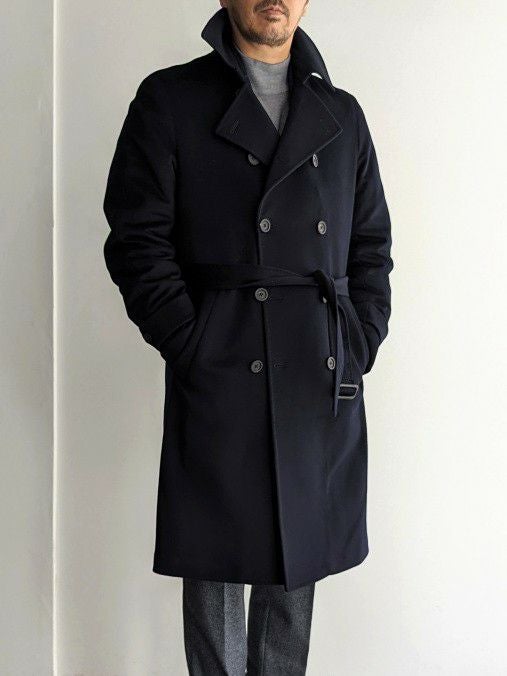 TITO ALLEGRETTO ティトアレグレット ダブルブレストコート BROWN.C