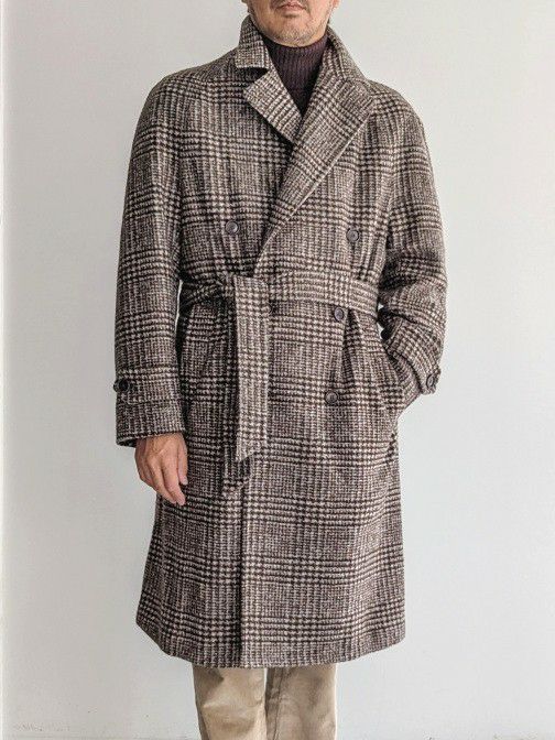TITO ALLEGRETTO ティトアレグレット ダブルブレストコート BROWN.C