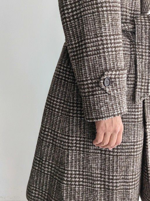 TITO ALLEGRETTO ティトアレグレット ダブルブレストコート BROWN.C