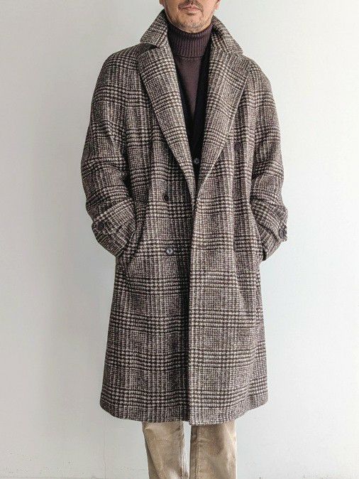 TITO ALLEGRETTO ティトアレグレット ダブルブレストコート BROWN.C