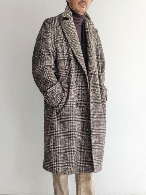 TITO ALLEGRETTO ティトアレグレット ダブルブレストコート BROWN.C