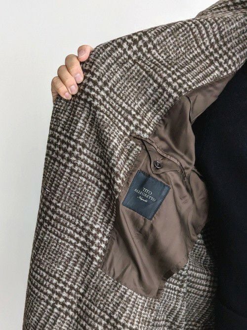 TITO ALLEGRETTO ティトアレグレット ダブルブレストコート BROWN.C