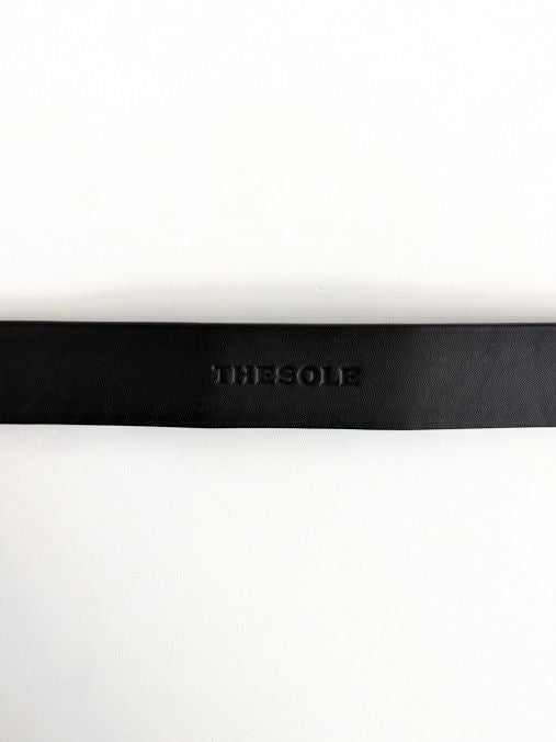 THE SOLEザ ソール クロコダイル ダブルリングベルト BLACK | ITAL