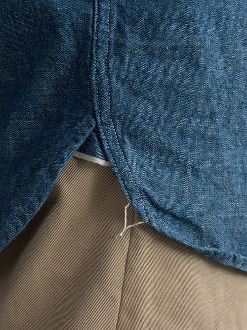 KENNETH FIELD ケネスフィールド ワークシャツ AUTHENTIC Ⅱ BLUE