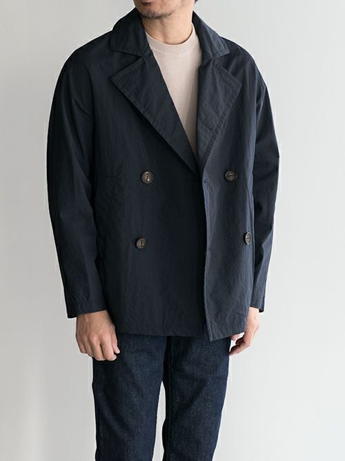 Hevo イーヴォ Pコート ORTOLINI NAVY | ITAL STYLE WEAR