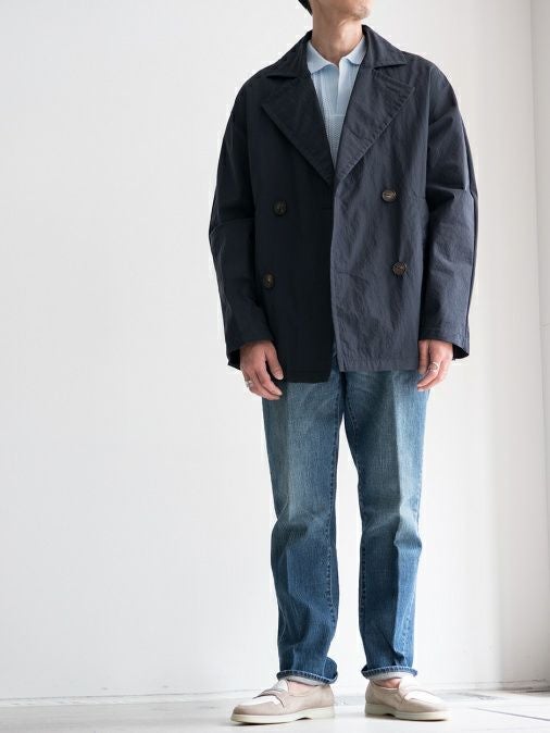 Hevo イーヴォ Pコート ORTOLINI NAVY | ITAL STYLE WEAR