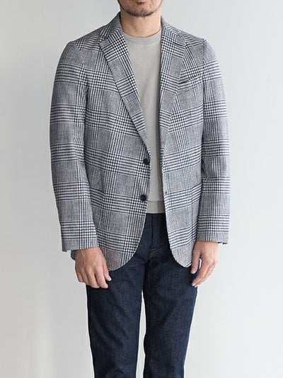 CIRCOLO 1901 チルコロ 1901 グレンチェック柄ジャケット NAVY.C 
