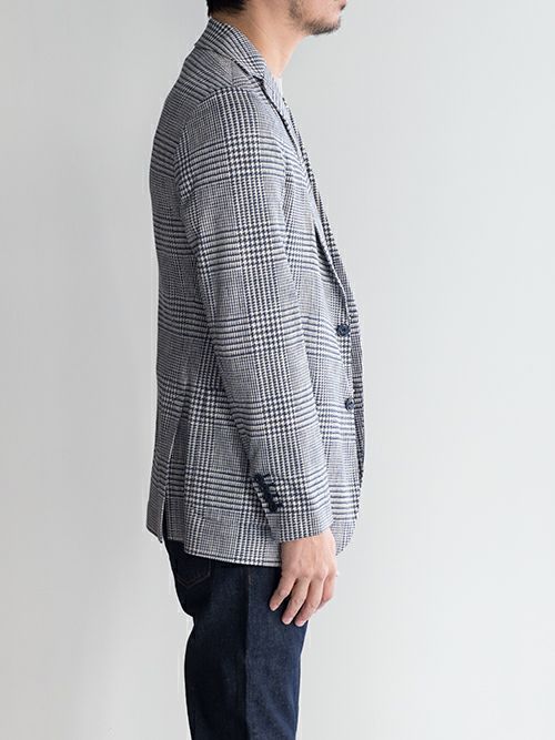 CIRCOLO 1901 チルコロ 1901 グレンチェック柄ジャケット NAVY.C