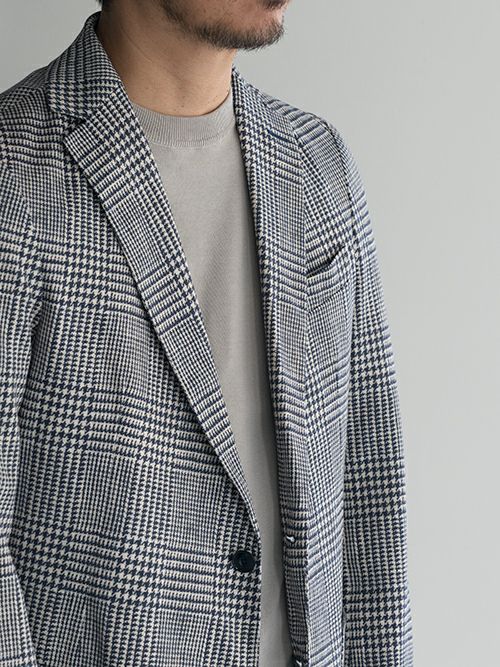 CIRCOLO 1901 チルコロ 1901 グレンチェック柄ジャケット NAVY.C