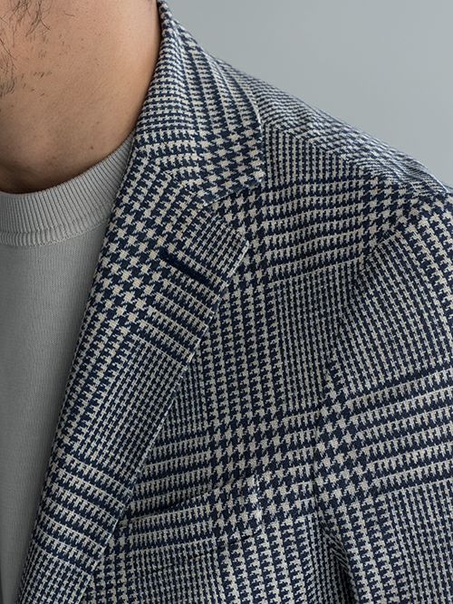CIRCOLO 1901 チルコロ 1901 グレンチェック柄ジャケット NAVY.C