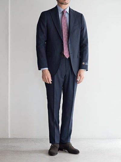 Artigianaleアルティジャナーレ スーツ CARLO BARBERA NAVY | ITAL 
