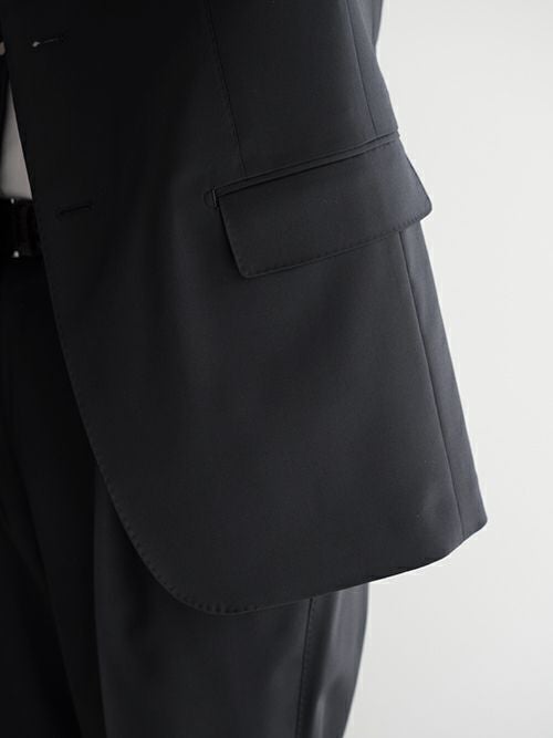 美品 Artigianaleアルティジャナーレ スーツ　CANONICO Artigianaleアルティジャナーレ スーツ CANONICO BLACK | ITAL STYLE WEAR