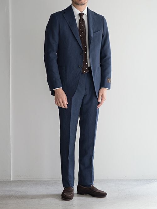 美品 Artigianaleアルティジャナーレ スーツ　CANONICO Artigianaleアルティジャナーレ スーツ CANONICO NAVY | ITAL STYLE WEAR