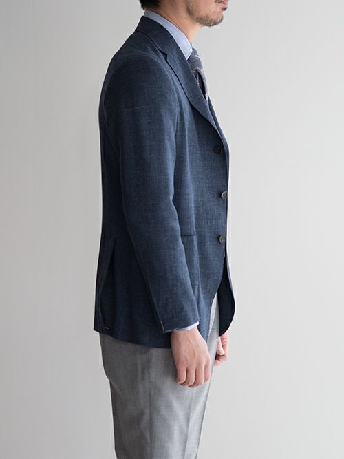 Artigianale アルティジャナーレ Loro Piana生地ジャケット NAVY
