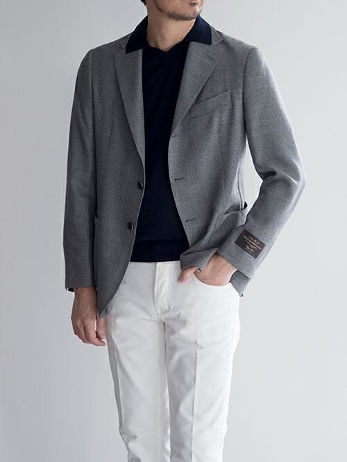 CIRCOLO 1901 チルコロ 1901 グレンチェック柄ジャケット NAVY.C