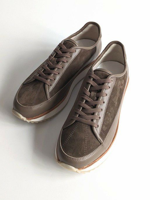 Timothee PARIS ティモシー パリ レザースニーカー LOUVIERS BROWN