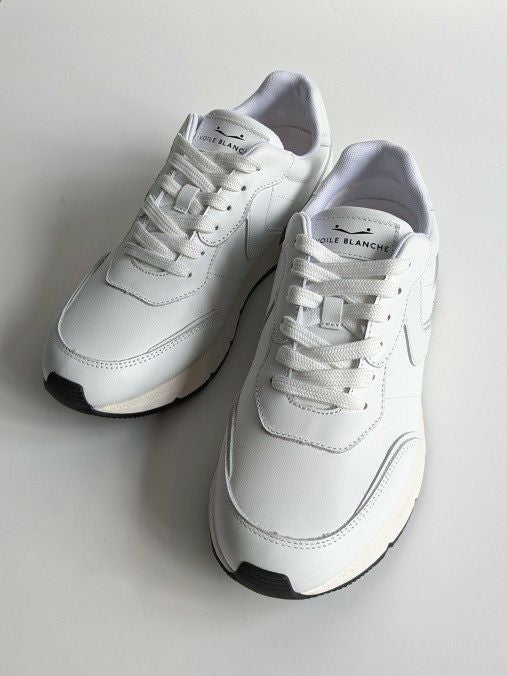 Voile Blancheボイルブランシェ レザースニーカー STORM WHITE | ITAL