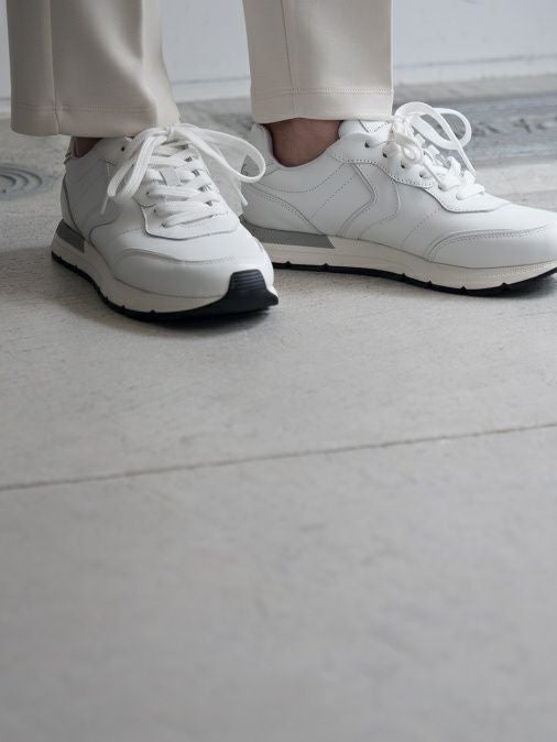 Voile Blancheボイルブランシェ レザースニーカー STORM WHITE | ITAL