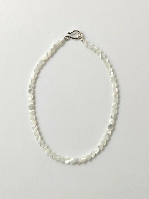 STEENスティーン マザーオブパールネックレス WHITE | ITAL STYLE WEAR