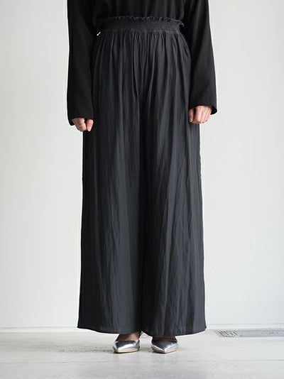 DONEEYUドニーユ ギャザーロングスカート C GRAY WEAR
