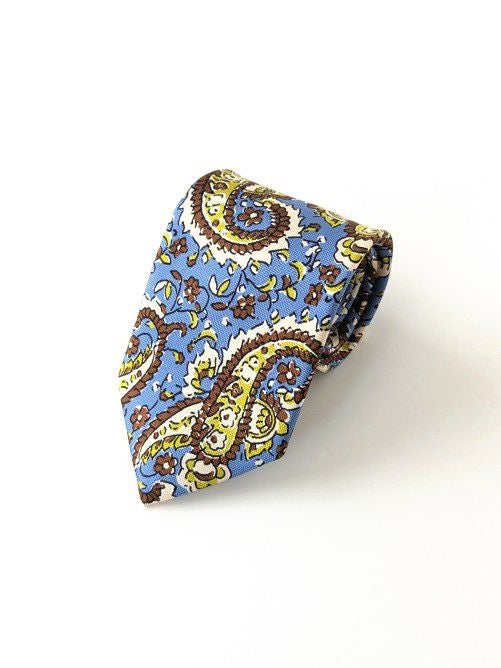 STEFANO CAUステファノカウ シルクネクタイ BLUE | ITAL STYLE WEAR