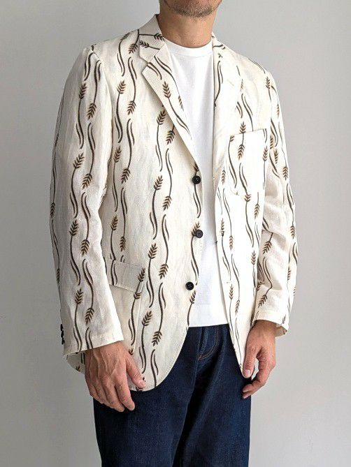 KENNETH FIELDケネスフィールド50'S UNCONSTRACTED Ⅲ WHITE | ITAL
