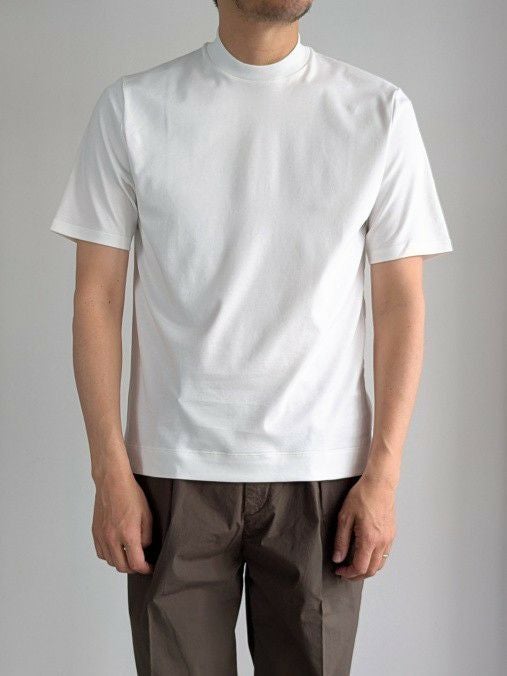 SALE】Drumohr ドルモア クルーネック コットンニット WHITE | ITAL