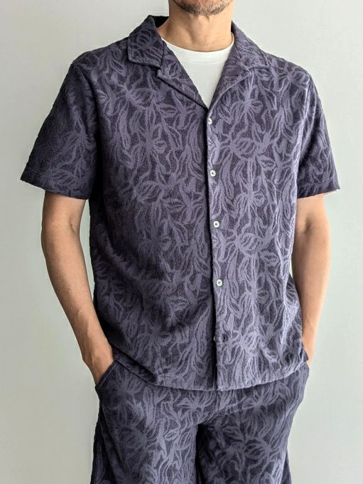 ALTEA アルテア パイルオープンカラーシャツ 【全2色】 | ITAL STYLE WEAR