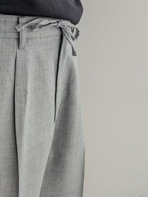 コロニークロージング WILLIAM HALSTED TROUSERS グレー COLONY CLOTHINGコロニークロージング シャーリングイージーパンツ L