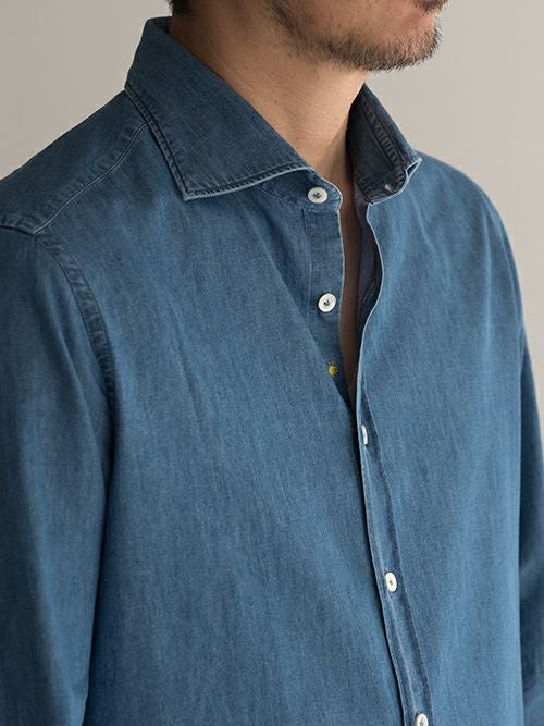 Giannetto ジャンネット デニムシャツ BLUE | ITAL STYLE WEAR