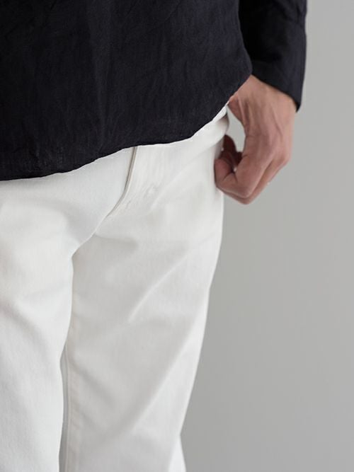 YCHAI TORPEDO ホワイトデニムパンツ サイズ32 YCHAI イカイ デニムパンツ TORPEDO(トルペド） WHITE | ITAL STYLE WEAR