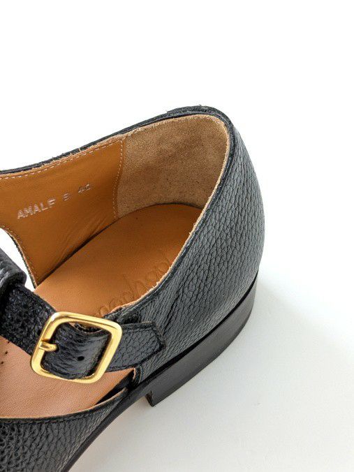 polpetta ポルペッタ グルカサンダル AMALFI-B BLACK | ITAL STYLE WEAR