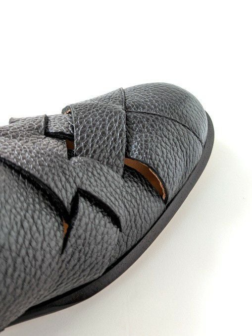 polpetta ポルペッタ グルカサンダル AMALFI-B BLACK | ITAL STYLE WEAR