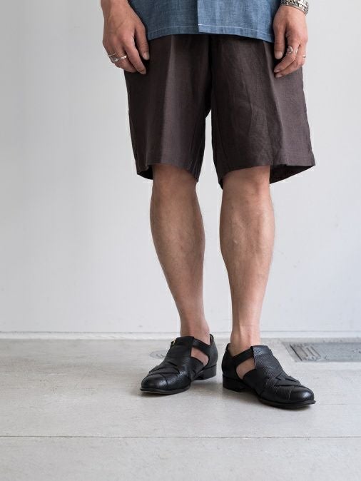 polpetta ポルペッタ グルカサンダル AMALFI-B BLACK | ITAL STYLE WEAR